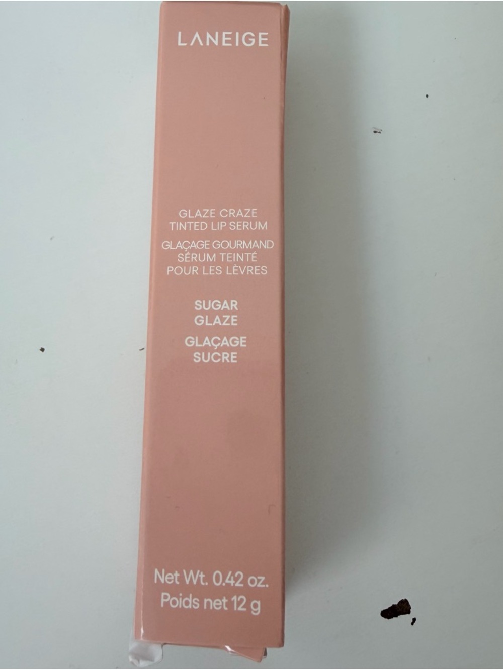 New in Box Laneige Glaze Craze Tinted Lip Serum in Sugar Glaze Full Size .42 oz - Picture 2 of 3